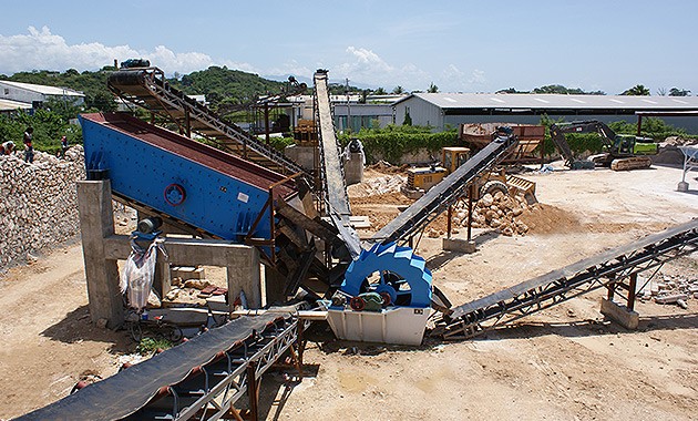 時產500噸的長石砂巖成套設備多少錢，砂石骨料生產線設備多少錢