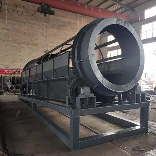 金昌建筑垃圾篩分機、甘肅籠式無軸滾筒篩石機