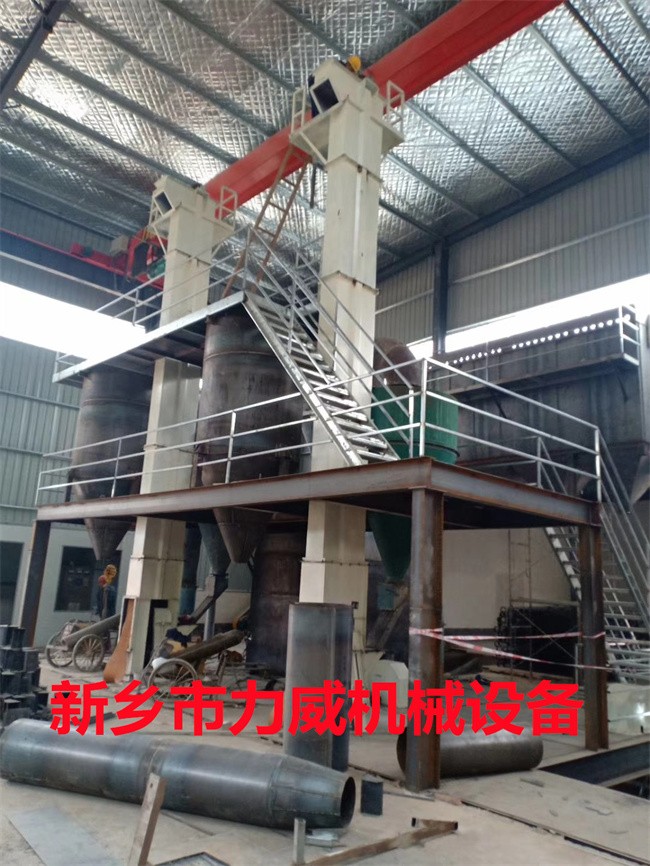 力威生產的8米LW15型石英砂板鏈斗式提升機
