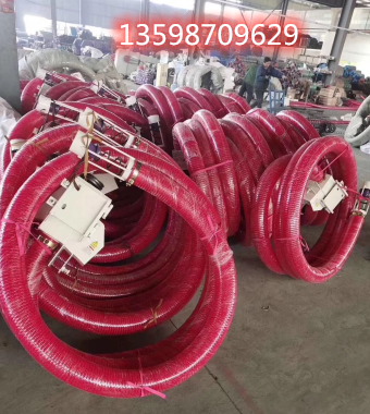 			 手電鉆吸糧機高粱裝車抽糧機軟管無軸螺旋輸送機 			 
