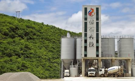 貴州雙越磐石建材項目現(xiàn)代化廠區(qū)