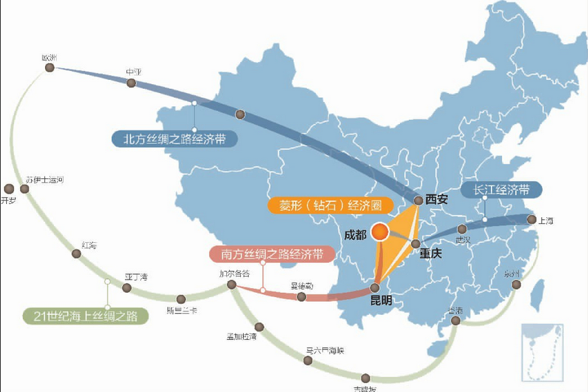 西部多條鐵路開展前期工作 將形成“一帶一路”新通道