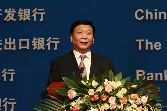 圖為國土資源部部長、2017中國國際礦業大會組委會主席姜大明致辭。