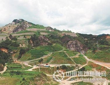 治理中的鐵峰山二期，逐漸向青山轉變